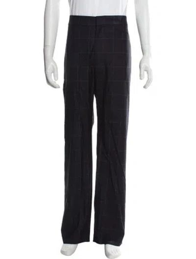 Pre-owned Aimé Leon Dore Virgin Wool Pants In Blue