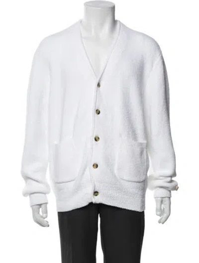 Pre-owned Aimé Leon Dore V-neck Long Sleeve Cardigan In Black