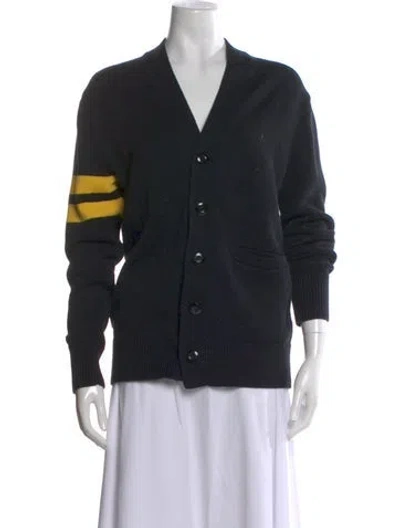 Pre-owned Aimé Leon Dore V-neck Sweater In Black