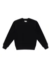 Aimé Leon Dore Waffle Crew-neck Sweater In Black