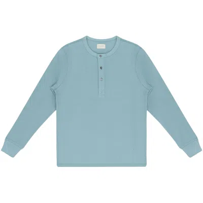Pre-owned Aimé Leon Dore Waffle Henley T-shirt 'tourmaline' | Green | Men's Size S