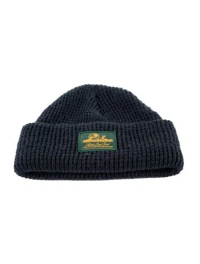 Pre-owned Aimé Leon Dore Waffle Knit Beanie In Blue