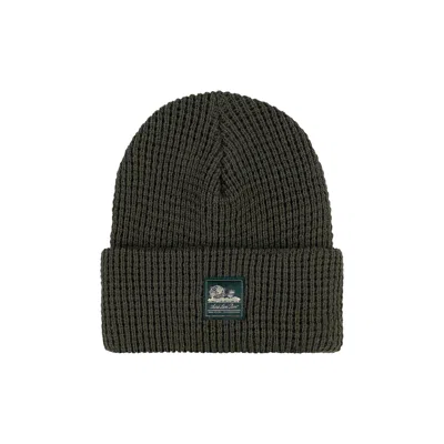 Pre-owned Aimé Leon Dore Waffle Knit Beanie 'climbing Ivy' | Green | Men's Size Onesize