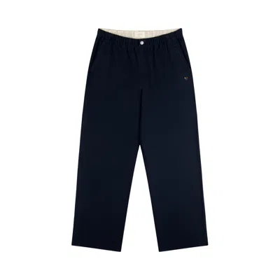 Pre-owned Aimé Leon Dore Washed Cotton Windbreaker Pant 'navy Blazer' | Blue | Men's Size Xxl