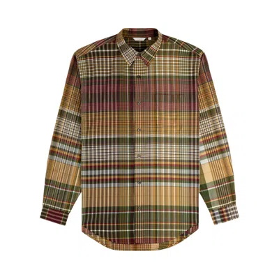 Pre-owned Aimé Leon Dore Washed Madras Shirt 'kalamata Plaid' | Green | Men's Size Xxl