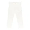 Aimé Leon Dore White Garment Dyed Straight Fit Pants In White