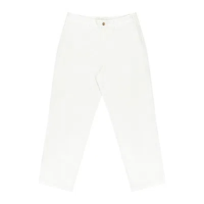 Aimé Leon Dore White Garment Dyed Straight Fit Pants