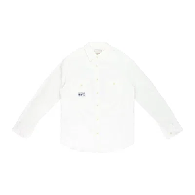 Aimé Leon Dore White New Balance Graphic Trail Button-down