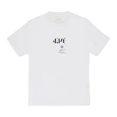 AIMÉ LEON DORE WHITE SS INK LOGO TEE