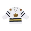 Aimé Leon Dore Crown-patch Striped-details T-shirt In White