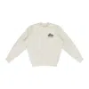 Aimé Leon Dore White Unisphere Crewneck Sweatshirt In White