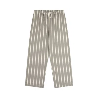 Pre-owned Aimé Leon Dore Wide Leg Shore Pant 'laurel Oak' | Grey | Men's Size S In Gray