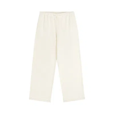 Pre-owned Aimé Leon Dore Wide Leg Shore Pant 'pristine' | Cream | Men's Size Xs In White