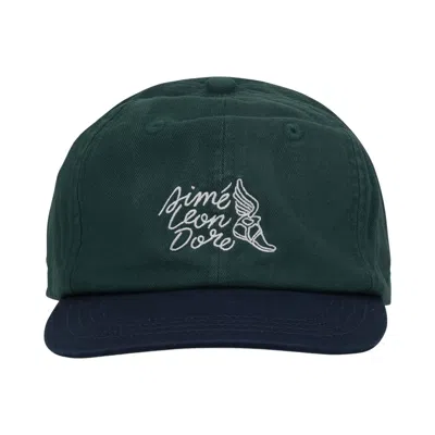 Pre-owned Aimé Leon Dore Winged Foot Cap 'pine Grove/navy' | Green | Men's Size Onesize