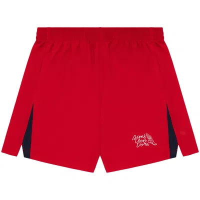 Pre-owned Aimé Leon Dore Wingfoot Performance Short 'barbados Cherry' | Red | Men's Size L