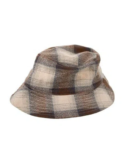 Pre-owned Aimé Leon Dore Women's Brown Patterned Hat.