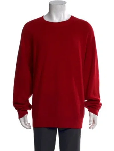 Pre-owned Aimé Leon Dore Wool Crew Neck Pullover In Red