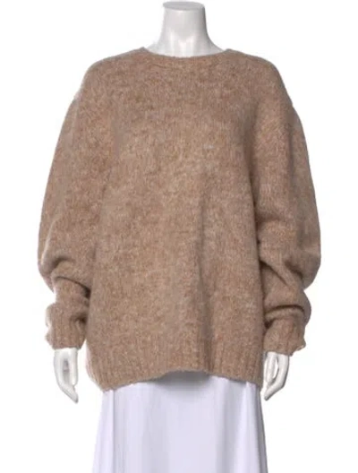 Pre-owned Aimé Leon Dore Wool Crew Neck Sweater In Neutral