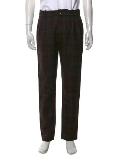 Pre-owned Aimé Leon Dore Wool Dress Pants In Black