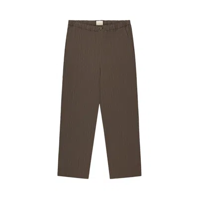 Pre-owned Aimé Leon Dore Wool Elasticated Waist Trouser 'brown' | Men's Size L