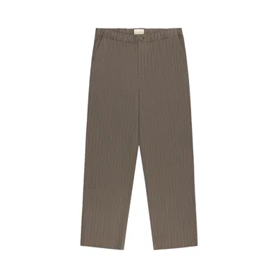 Pre-owned Aimé Leon Dore Wool Elasticated Waist Trouser 'light Brown' | Men's Size L