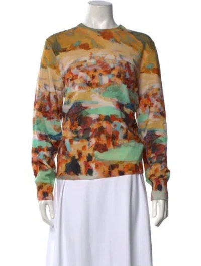 Pre-owned Aimé Leon Dore Wool Graphic Print Sweater In Multicolor
