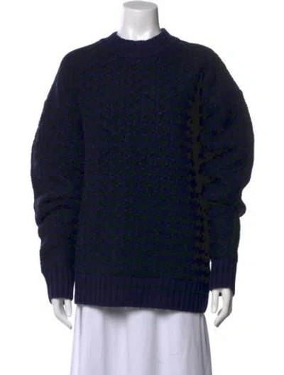 Pre-owned Aimé Leon Dore Wool Patterned Sweater W/ Tags In Blue