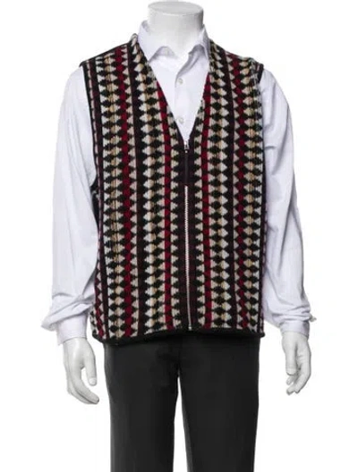 Pre-owned Aimé Leon Dore Wool Printed Vest In Multi