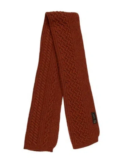 Pre-owned Aimé Leon Dore Wool Scarf In Orange