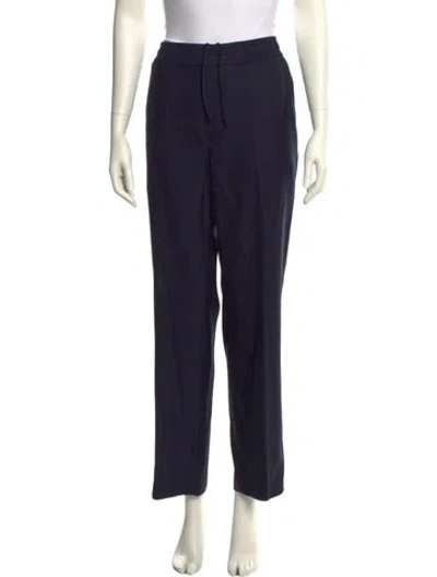 Pre-owned Aimé Leon Dore Wool Straight Leg Pants In Blue