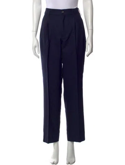 Pre-owned Aimé Leon Dore Wool Straight Leg Pants In Blue