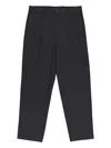 Aimé Leon Dore Wool Straight-leg Trousers In Black