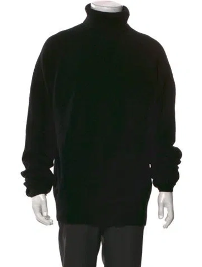 Pre-owned Aimé Leon Dore Wool Turtleneck Pullover In Black