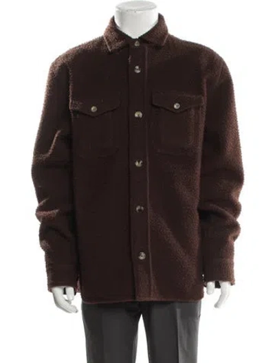 Pre-owned Aimé Leon Dore Wool Utility Jacket In Brown