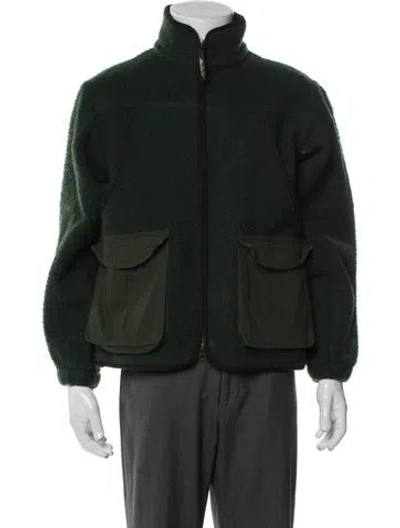 Pre-owned Aimé Leon Dore Wool Utility Jacket In Green