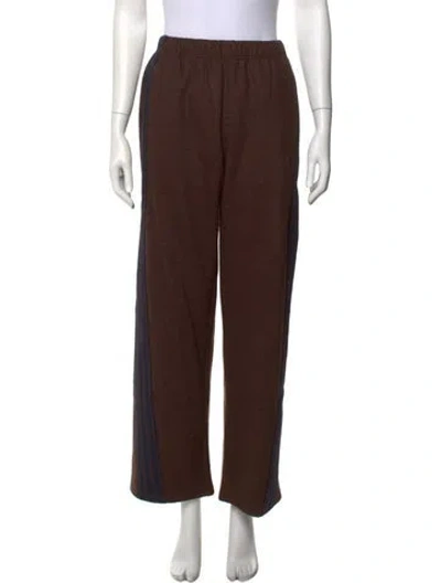 Pre-owned Aimé Leon Dore Wool Wide Leg Pants In Brown