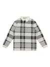 Aimé Leon Dore Cream Buffalo Check Rugby Polo Shirt In Multi