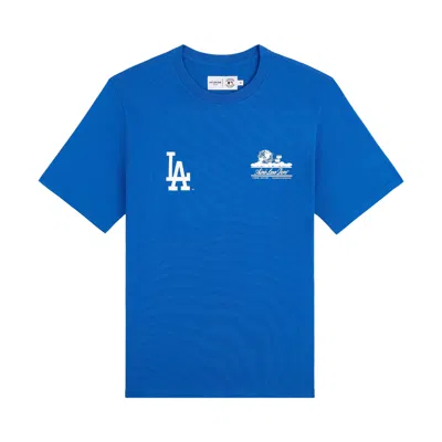 Pre-owned Aimé Leon Dore X La Dodgers Unisphere Tee 'victoria Blue' | Men's Size M