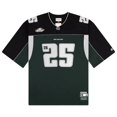 Pre-owned Aimé Leon Dore X Mitchell & Ness Football Jersey 'dark Green' | Men's Size S