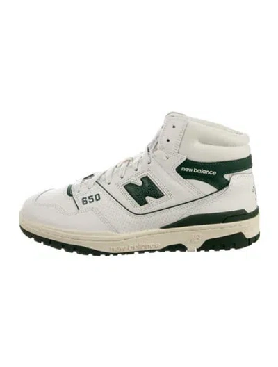Pre-owned Aime Leon Dore X New Balance 650r Sneakers W/ Tags In White