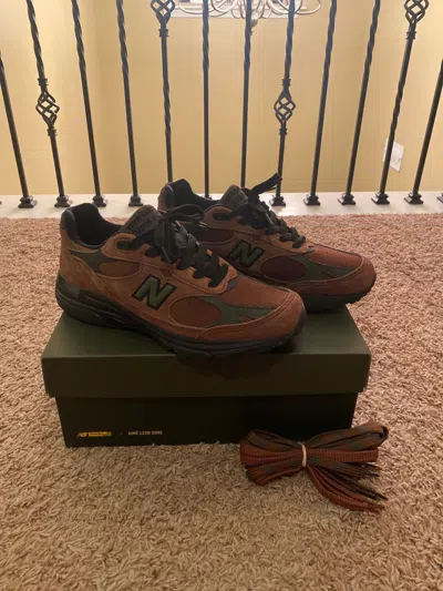Pre-owned Aime Leon Dore X New Balance 993 X Aime Leon Dore ‘beef And Broccoli' Shoes In Brown