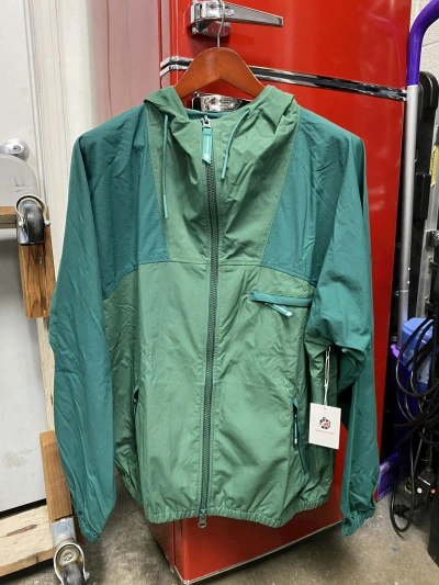 Pre-owned Aime Leon Dore X New Balance Ald / New Balance Nylon Jacket In Green