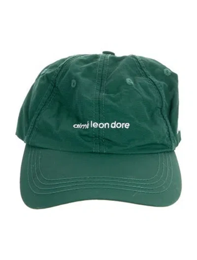 Pre-owned Aime Leon Dore X New Balance Branded Embroidered Hat In Green