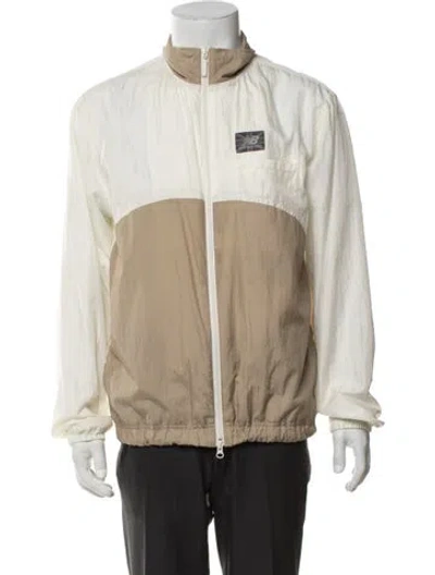 Pre-owned Aime Leon Dore X New Balance Colorblock Pattern Jacket In Neutrals