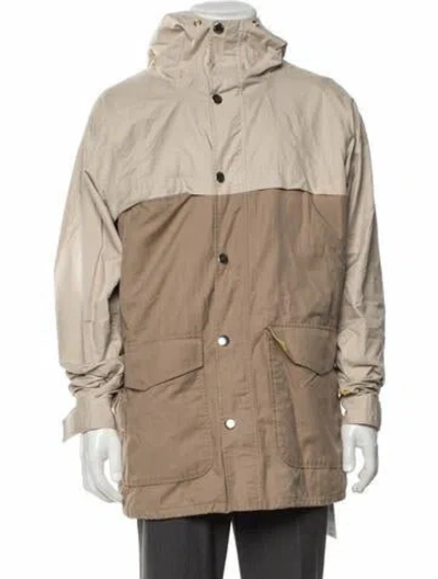 Pre-owned Aime Leon Dore X New Balance Colorblock Pattern Utility Jacket In Neutrals