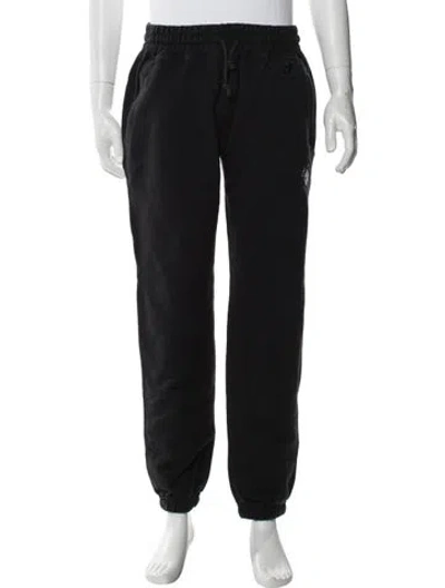 Pre-owned Aime Leon Dore X New Balance Embroidered Accent Lounge Bottoms In Black