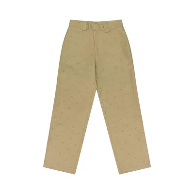 Pre-owned Aimé Leon Dore X New Balance Flying Logo Pants 'off-white' | Tan | Men's Size Xl In Brown