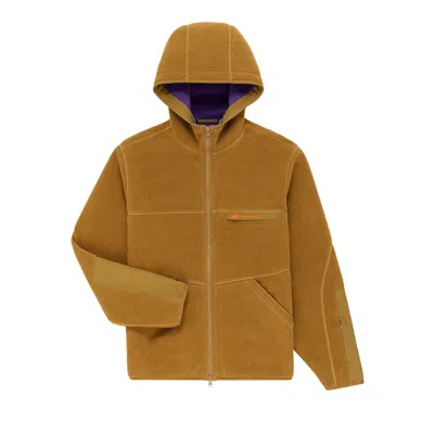 Pre-owned Aimé Leon Dore X New Balance Full Zip Fleece Hoodie 'brown' | Men's Size L