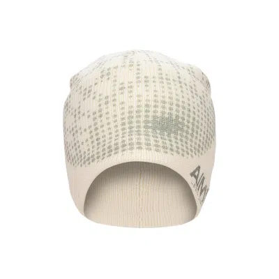 Pre-owned Aimé Leon Dore X New Balance Geo Print Beanie 'pristine' | Cream | Men's Size Onesize In White