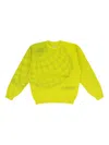 Aimé Leon Dore Green New Balance Geo Print Crewneck In Yellow